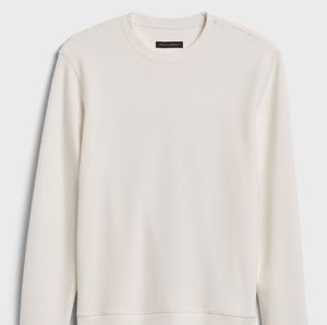 Men's Banana Republic Waffle Crew Longsleeve Shirt Large/Tall. NWT